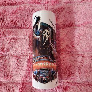 Welcome to Woodsboro 20oz Scream Ghost Face Skinny Tumbler